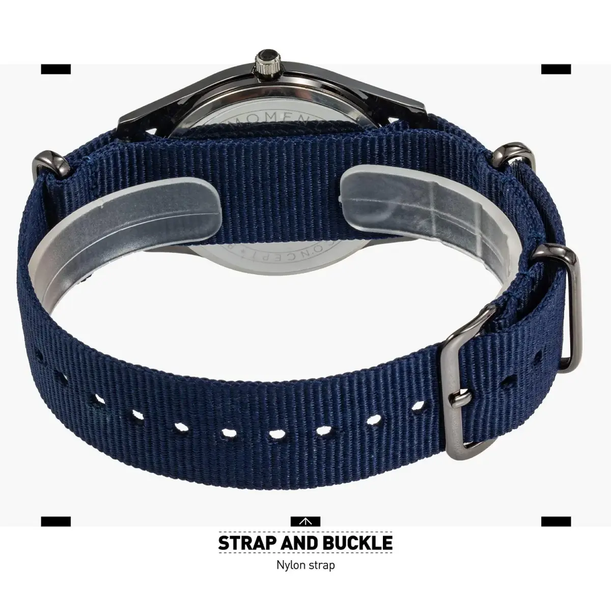 Infantry MDC Men's Field Watch 40mm Blue Nylon Strap | Japanese Quartz Movement - view 7