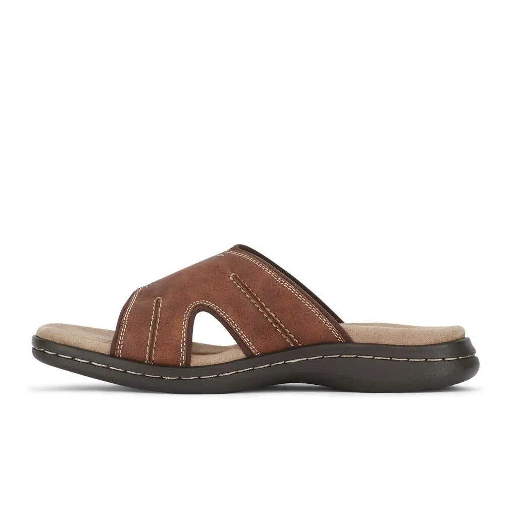 Dockers Sunland Casual Slide Sandal Shoe Rust 15 | Comfortable Men’s Slip-On Footwear - view 6