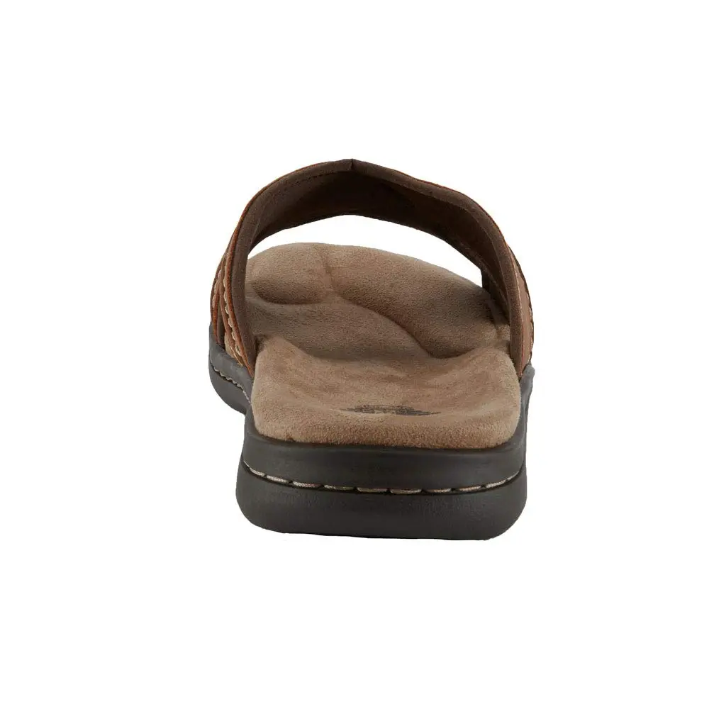 Dockers Sunland Casual Slide Sandal Shoe Rust 15 | Comfortable Men’s Slip-On Footwear - view 4