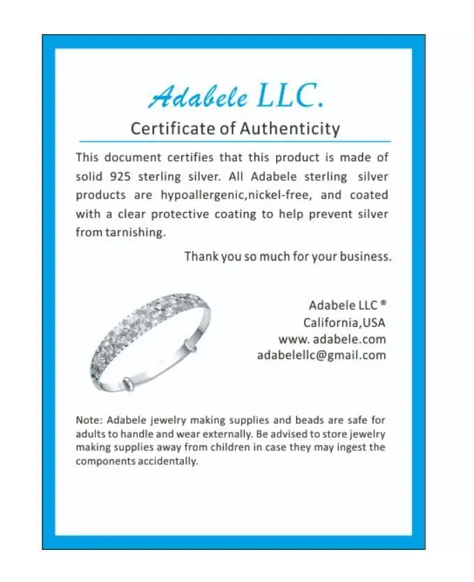 Adabele 18K Gold Plated Sterling Silver Chain Extender Clasp 5 Inch (12.7cm) | Adjustable Necklace Bracelet Anklet - view 6