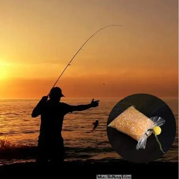 APZDFGIFCD 100Pcs PVA Water Soluble Fishing Bait Bags 10cm x 14cm | Dissolves Quickly in Cold Water - view 8