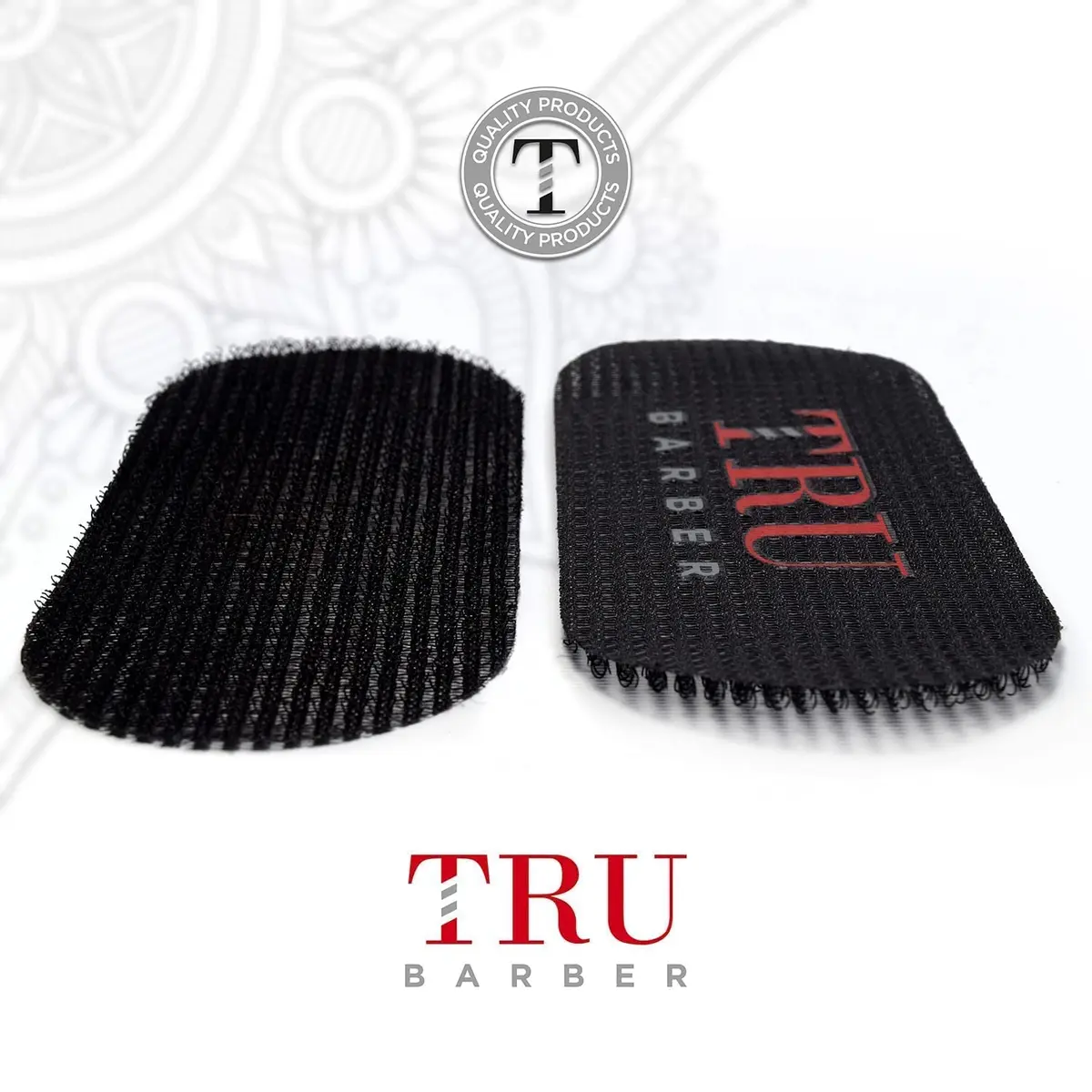 TRU BARBER Hair Grippers 6 Pcs (Black/Red) | No-Slip Styling Clips for All Hair Types - view 8