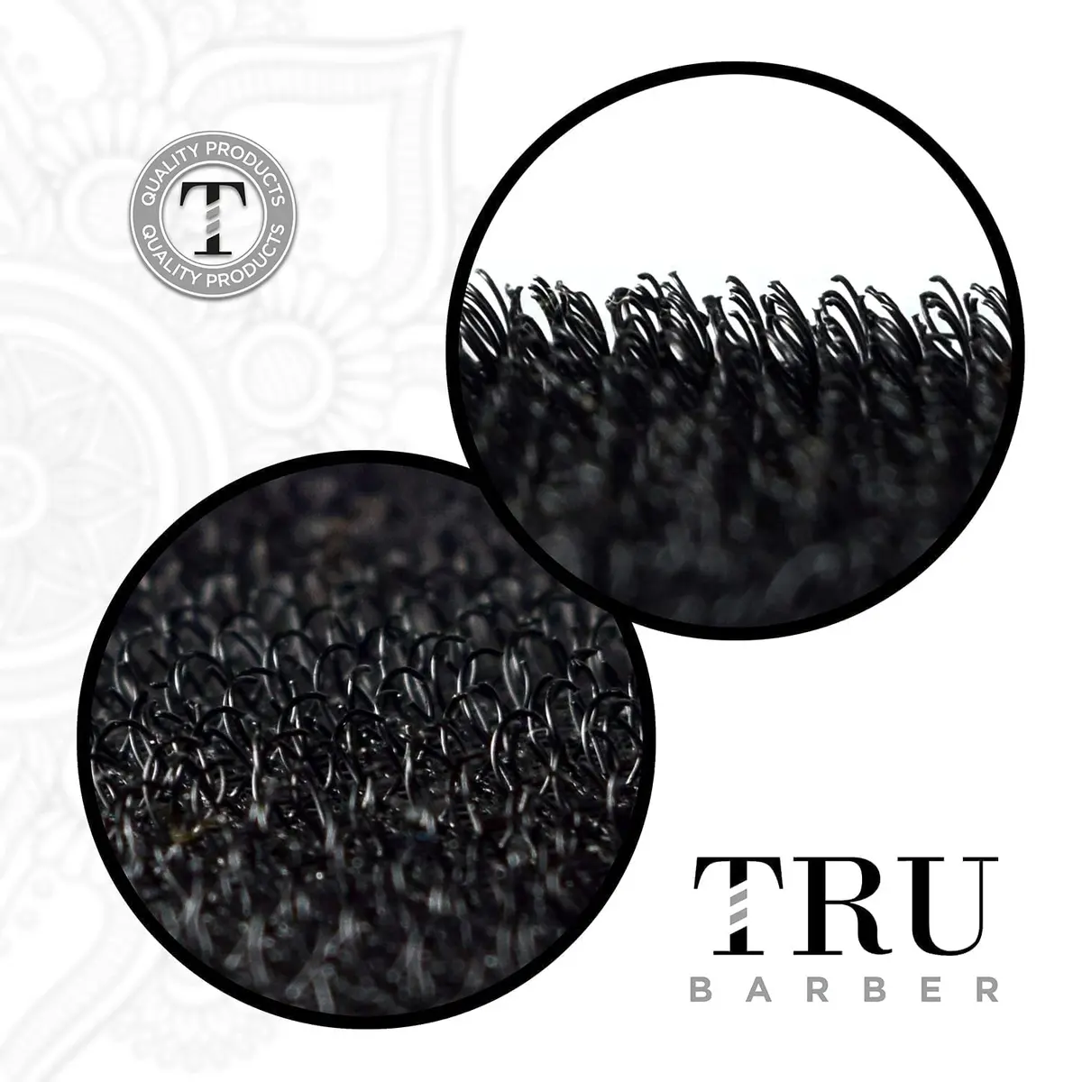 TRU BARBER Hair Grippers 6 Pcs (Black/Red) | No-Slip Styling Clips for All Hair Types - view 9