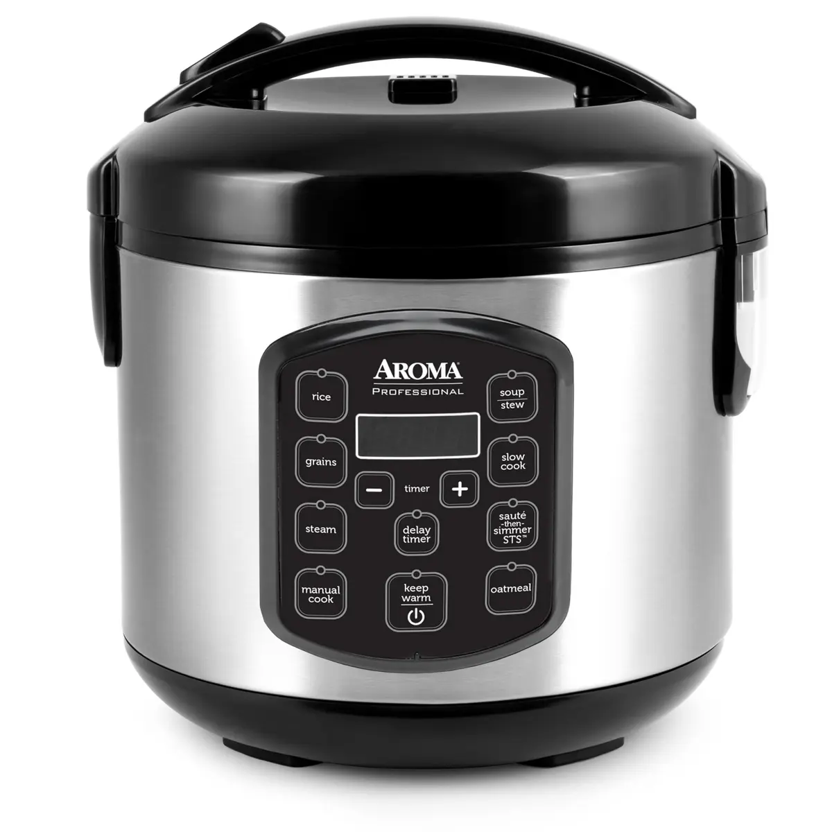 AROMA Professional 8-Cup Digital Rice & Grain Multicooker 2Qt | Versatile Cooking with Sauté-then-Simmer STS® - main product image