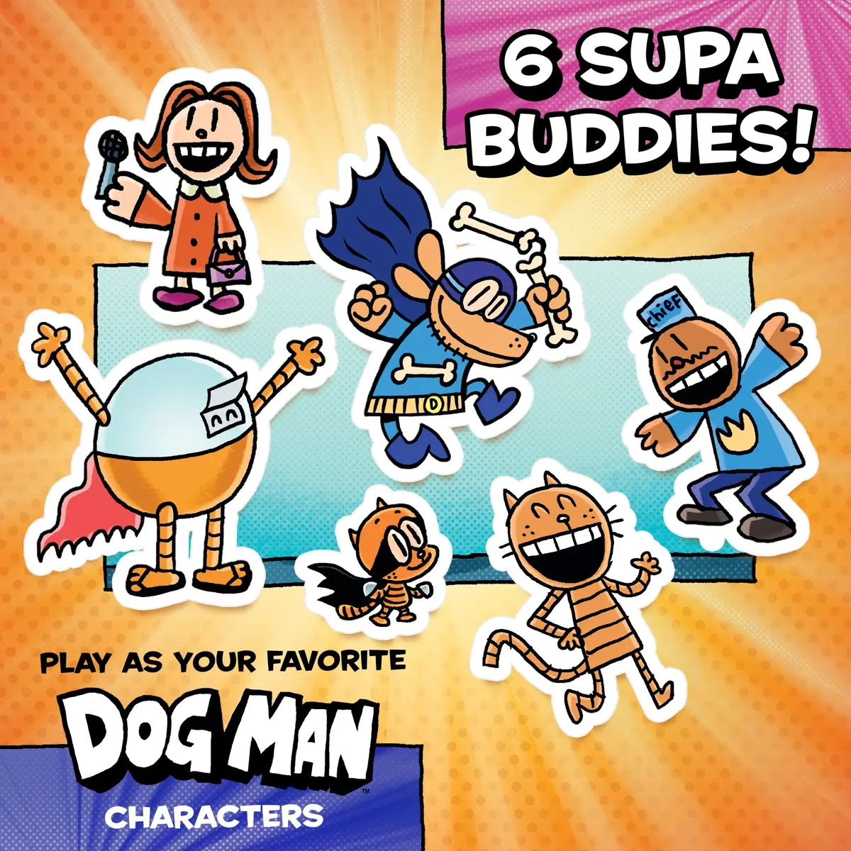 University Games Dog Man: Attack of the Fleas Game (UG-07010) | Cooperative Family Board Game for Kids 7+ - view 5