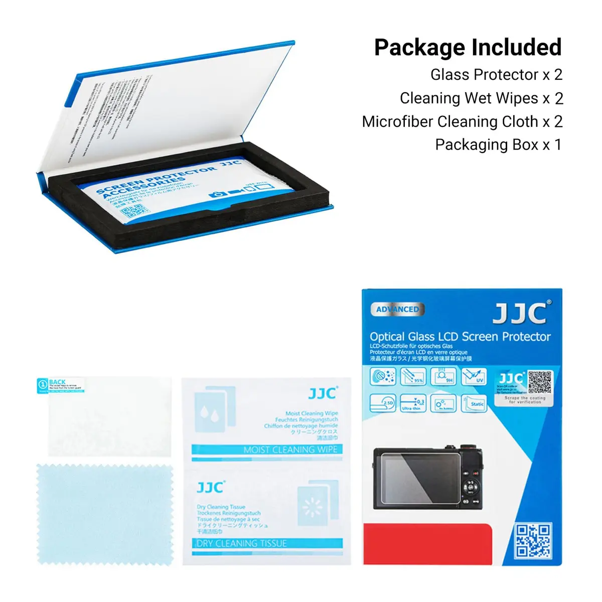 JJC Tempered Glass Screen Protector for Sony A7 III & A7 II | 9H Hardness, Anti-Fingerprint, Ultra-Thin - view 7
