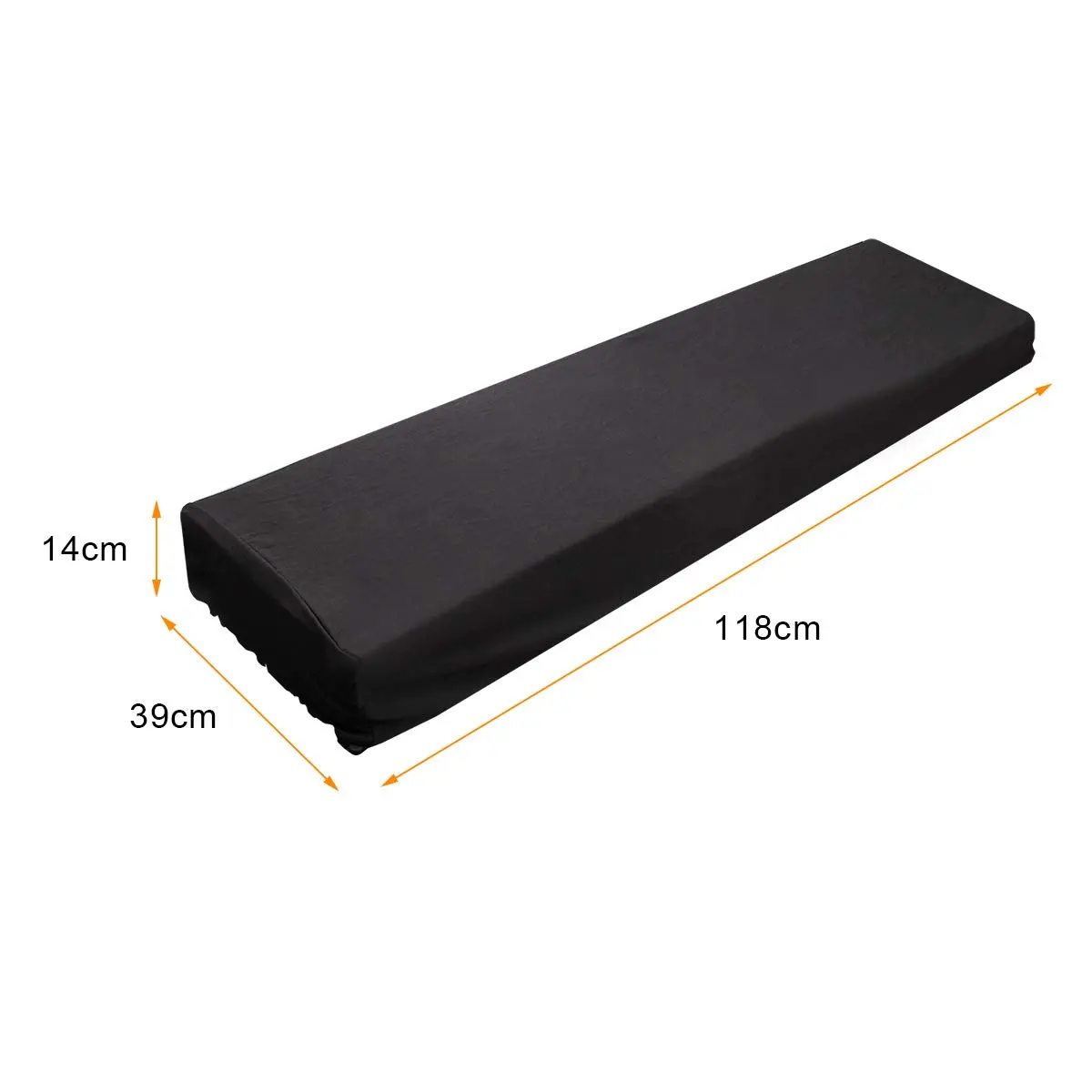 Coolrunner Piano Keyboard Dust Cover for 61/76/88 Keys | Elastic Cord Locking Clasp, Machine Washable - view 2