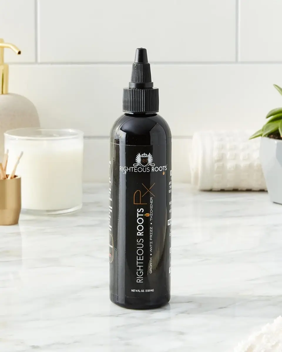 Righteous Roots Hair Oil for Hair Growth, Anti Frizz & Thickening (4 fl oz, Pack of 2) | Supports Hair Growth & Detangles - view 8
