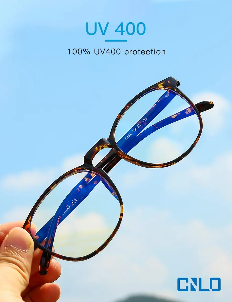 CNLO Blue Light Blocking Glasses Amber | Anti Eyestrain Computer Glasses for Men & Women - view 4
