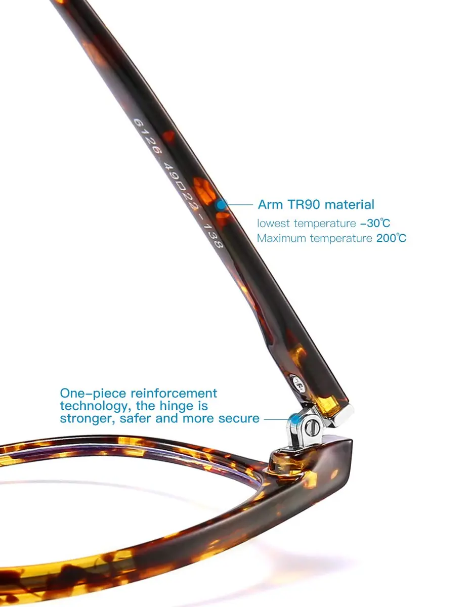 CNLO Blue Light Blocking Glasses Amber | Anti Eyestrain Computer Glasses for Men & Women - view 6