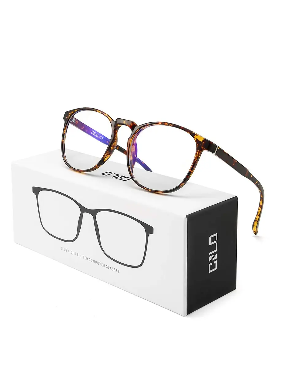 CNLO Blue Light Blocking Glasses Amber | Anti Eyestrain Computer Glasses for Men & Women - main product image