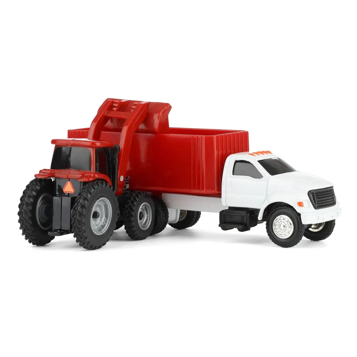 ERTL Case IH 4-Piece Farm Toy Set - 1:64 Scale - Includes John Deere Tractor with Loader, Combine, Grain Cart & Truck for Kids & Collectors - view 4