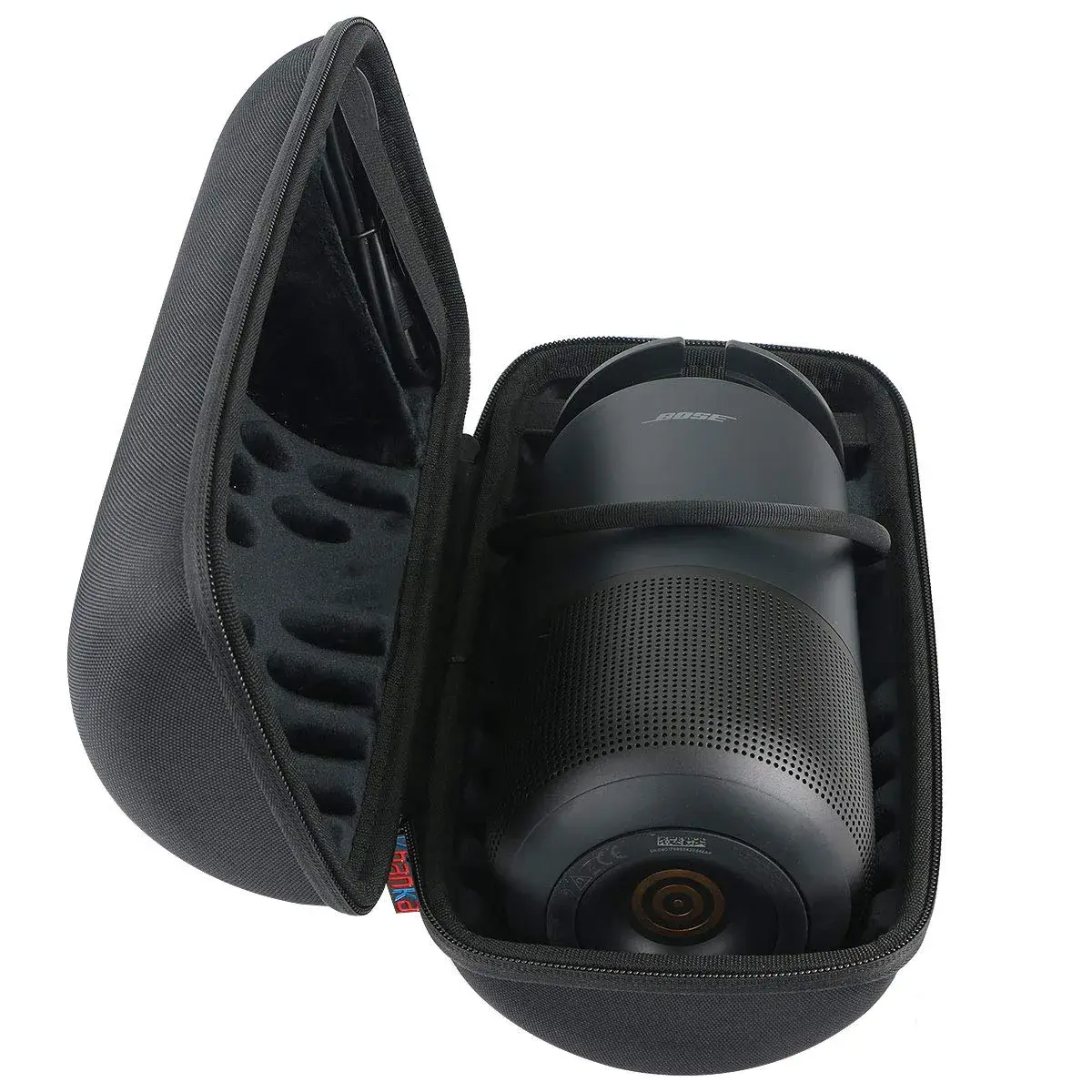 Khanka Hard Carrying Case for Bose Portable Smart Speaker Triple Black | Durable EVA Protection - view 3