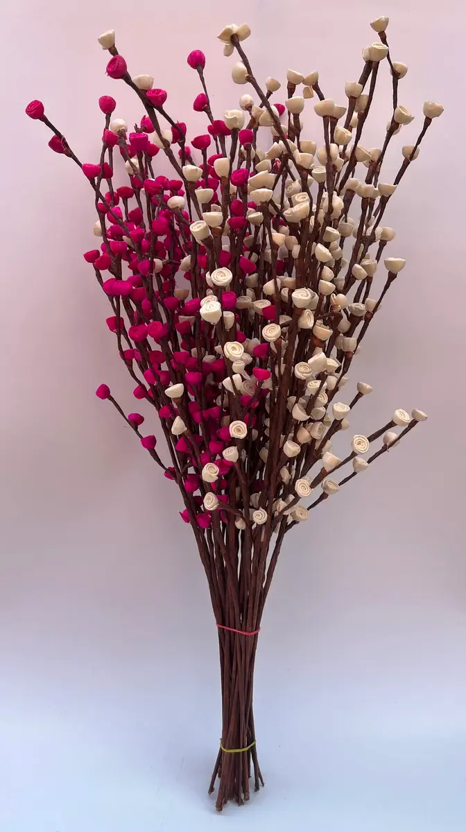 Fab n Style Artificial Rose Flower Bunch Multicolour | Handmade Decorative Home Office Decor - view 2