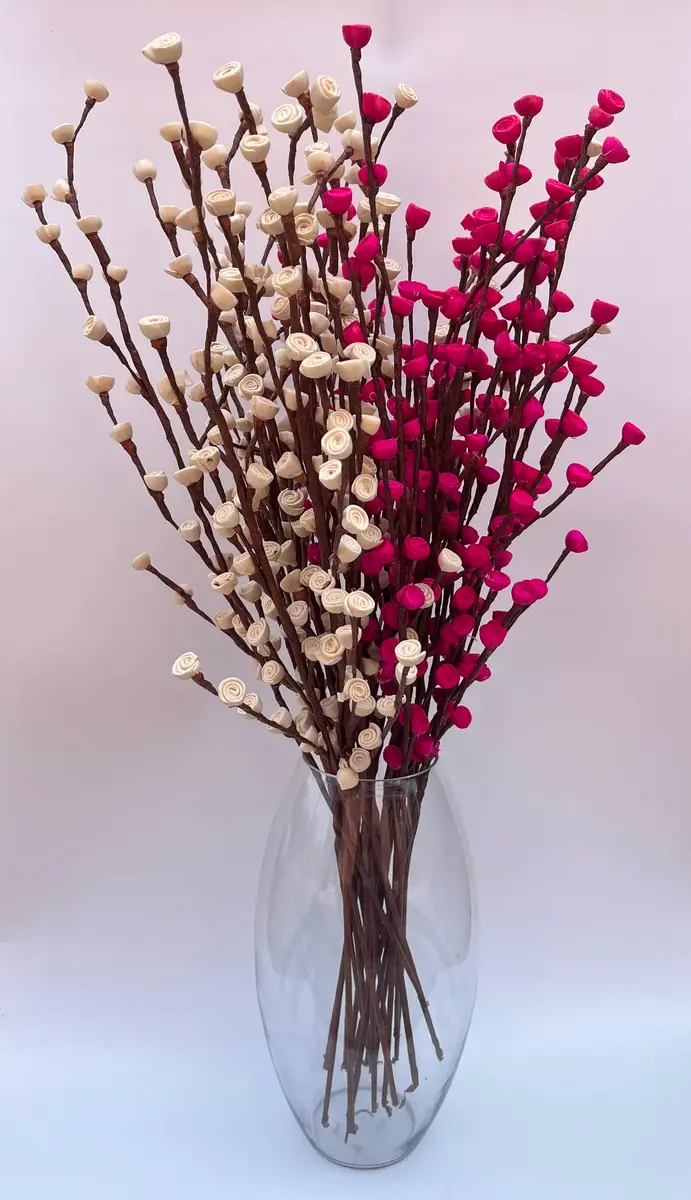 Fab n Style Artificial Rose Flower Bunch Multicolour | Handmade Decorative Home Office Decor - view 3