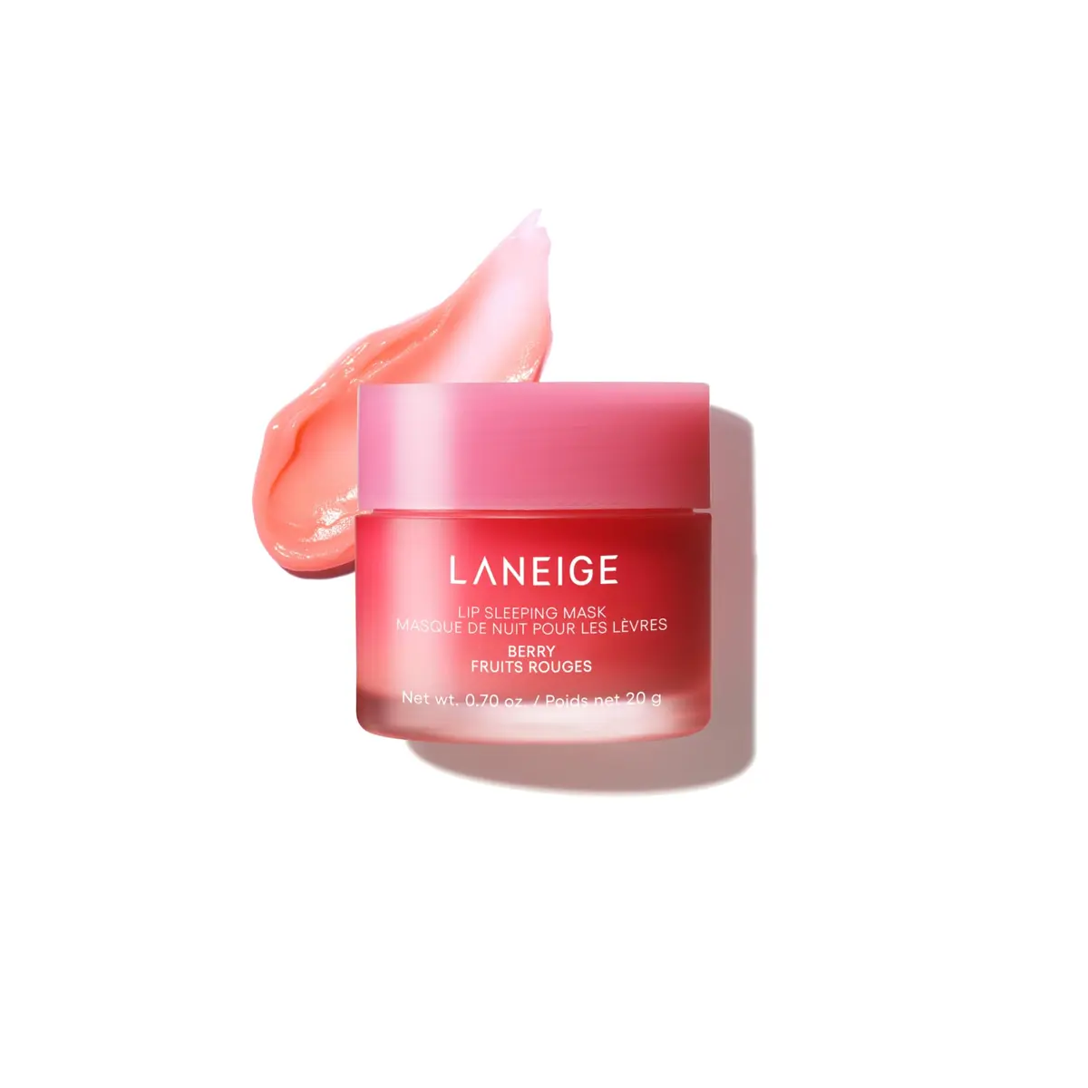 LANEIGE Lip Sleeping Mask | Korean Overnight Lip Treatment | 0.7 Ounce | Nourishing Berry & Shea - main product image