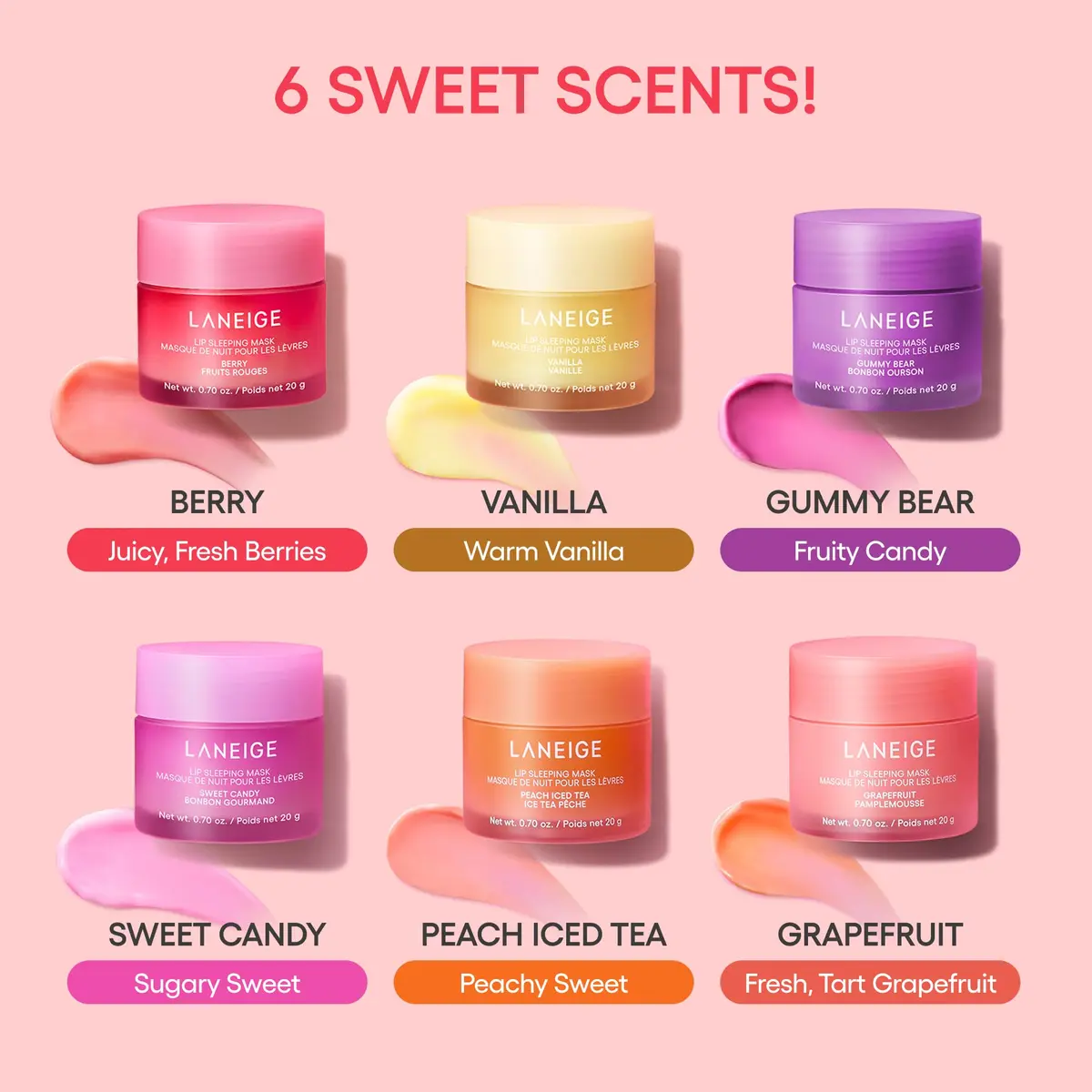 LANEIGE Lip Sleeping Mask | Korean Overnight Lip Treatment | 0.7 Ounce | Nourishing Berry & Shea - view 9