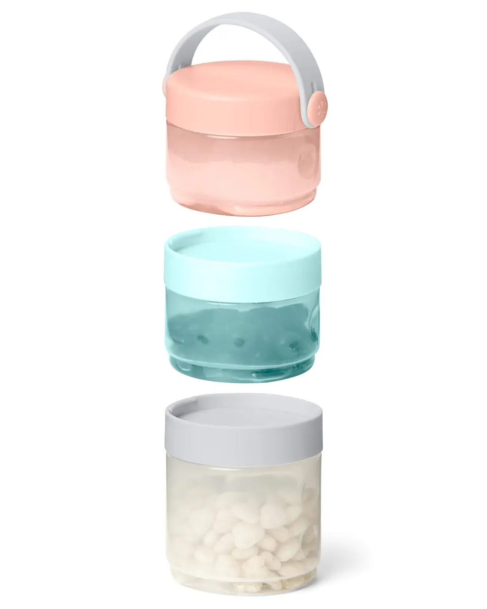 Skip Hop Baby Formula Container, Formula-to-Food Teal 300ml (10 oz) | Stackable & Leak-Proof for Baby Purees & Formula - view 4