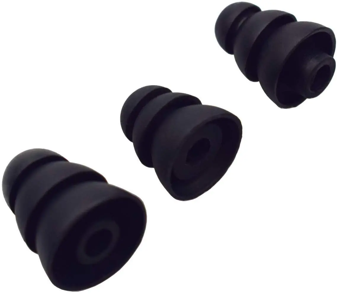JNSA Triple Flange Ear Tips for Earbuds | Noise Isolation & Secure Fit (70-120 chars) - view 3
