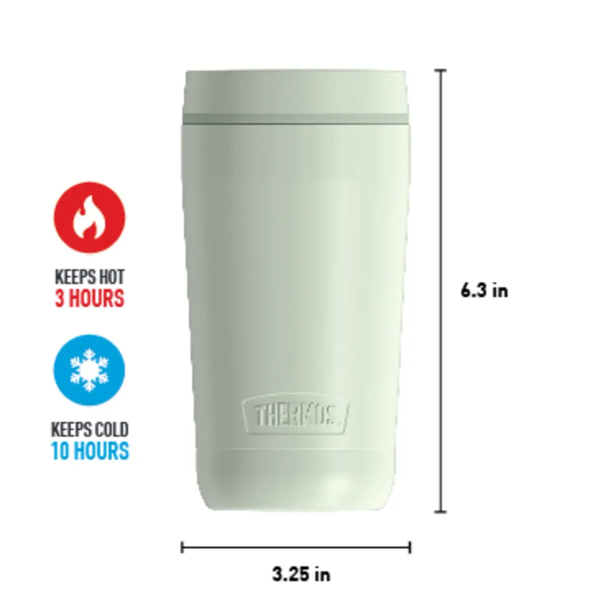 THERMOS ALTA SERIES Stainless Steel Tumbler 12 Ounce (355ml) | Keeps Drinks Hot 3 Hrs, Cold 10 Hrs - view 7