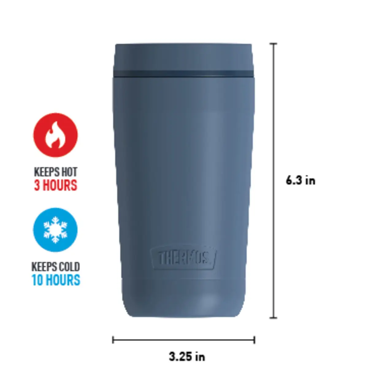 THERMOS ALTA SERIES Stainless Steel Tumbler, 12 Ounce (355ml) | Keeps Drinks Hot for 3 Hours, Cold for 10 Hours - view 7