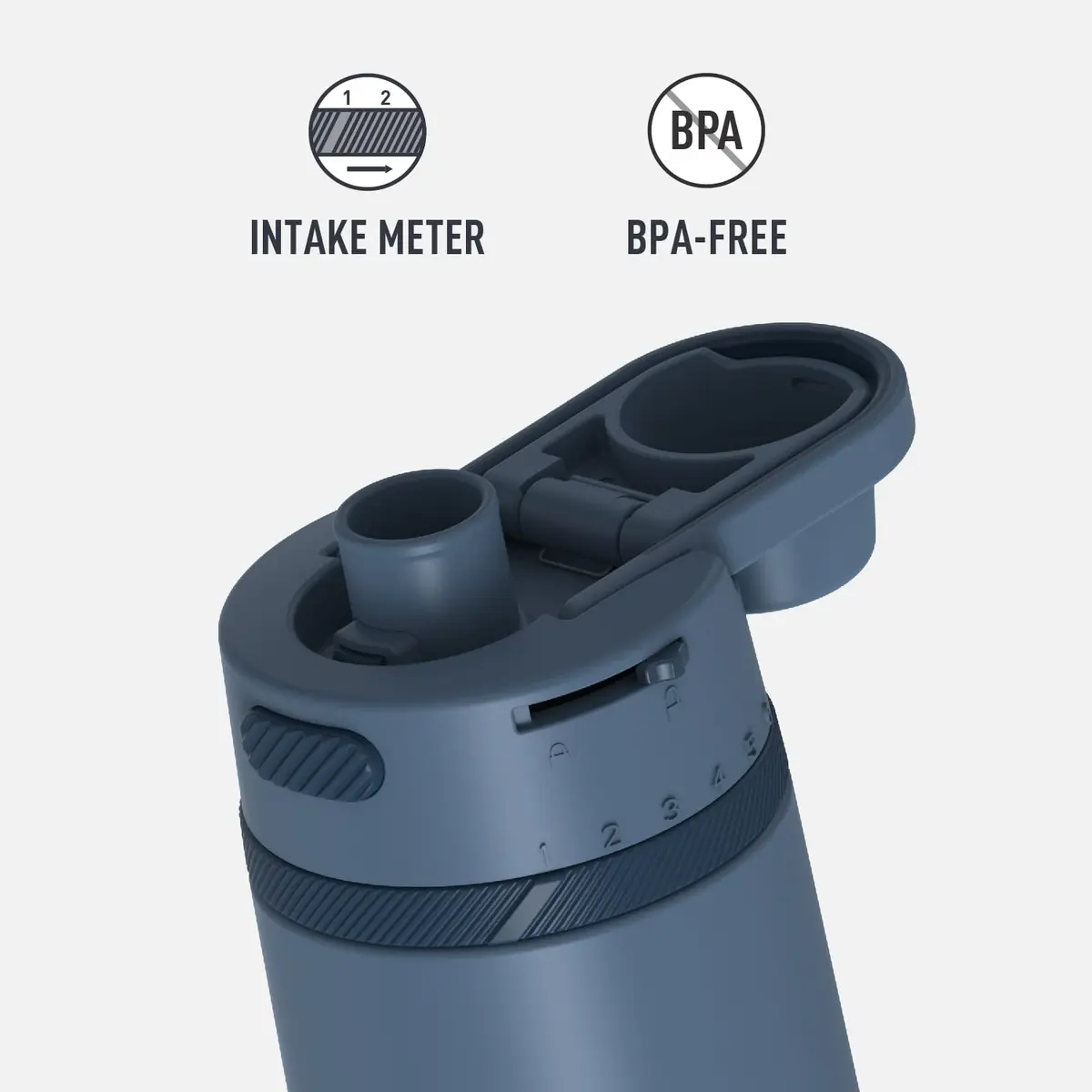 THERMOS ALTA Series Stainless Steel Hydration Bottle 24 Ounce | Keeps Drinks Cold 18 Hours, Slate - view 4
