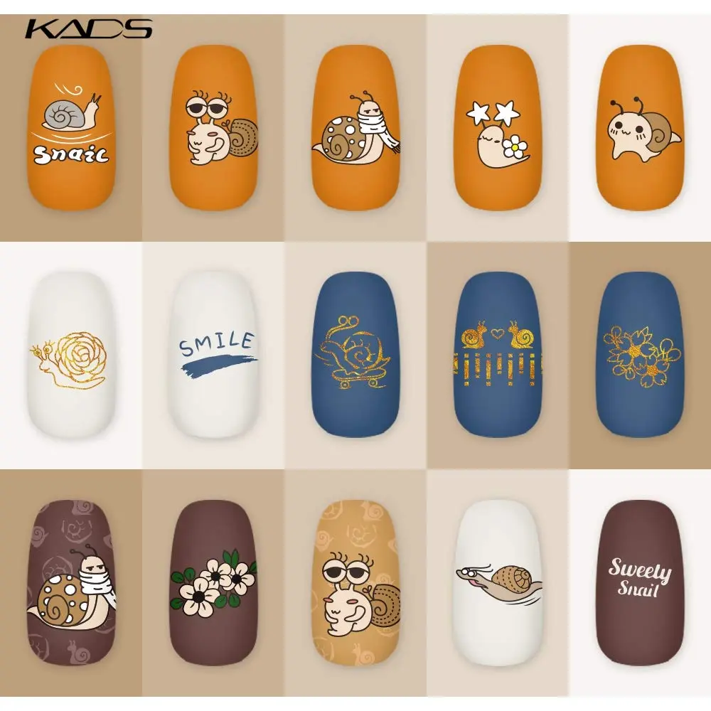 KADS Nail Stamping Plates Nature Template Image Design for Art Decoration and DIY Nail Art (NA034) | Reusable Stainless Steel Nail Art Template - view 2