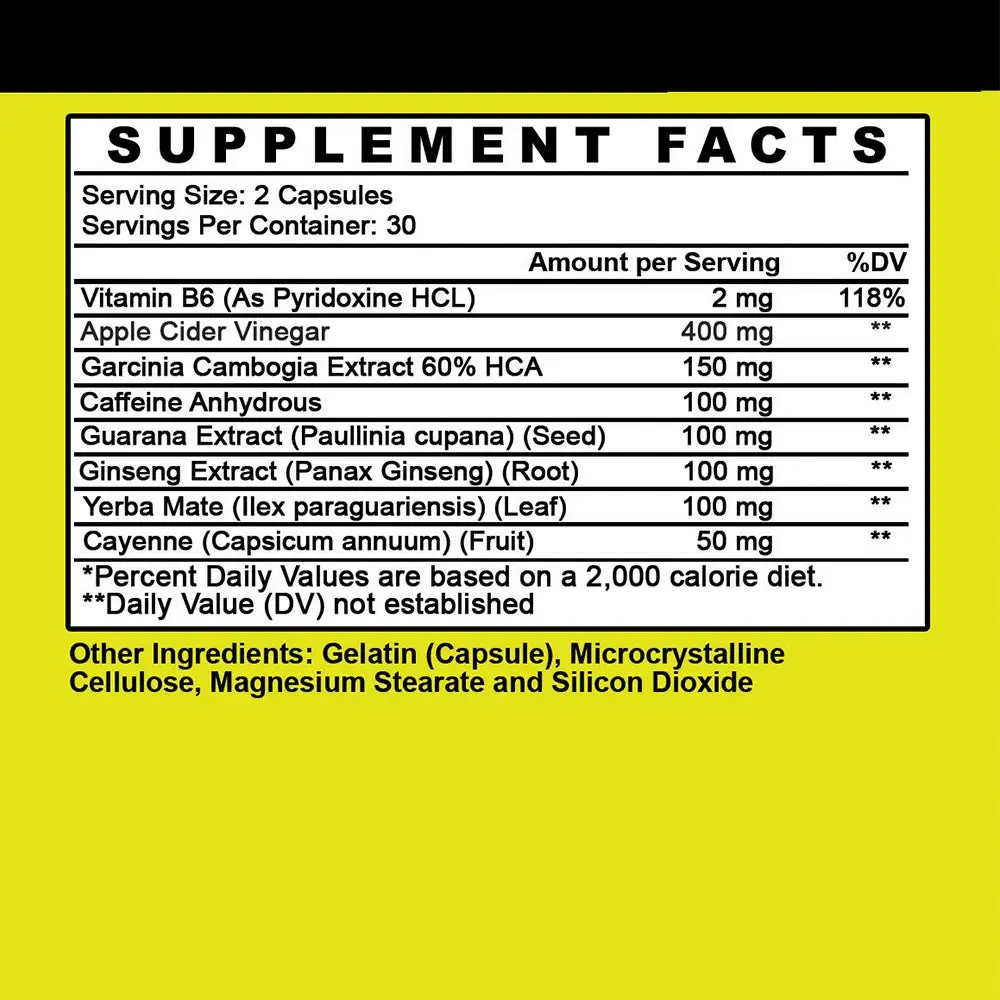 Angry Supplements Angry Energy Capsules 60 Count | Natural Non-GMO Energy Booster for Focus & Stamina - view 5