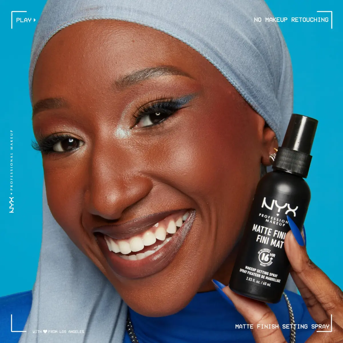 NYX PROFESSIONAL MAKEUP Matte Finish Setting Spray 203ml (6.8 Fl Oz) | Vegan Formula for 16HR Wear - view 6