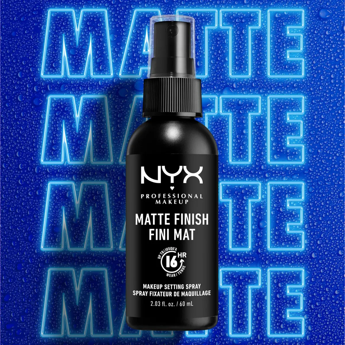 NYX PROFESSIONAL MAKEUP Matte Finish Setting Spray 203ml (6.8 Fl Oz) | Vegan Formula for 16HR Wear - view 8