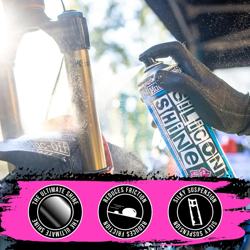Muc-Off Silicone Shine 500ml | Quick-Dry Protective Bike Polish for Friction & Dirt - view 3