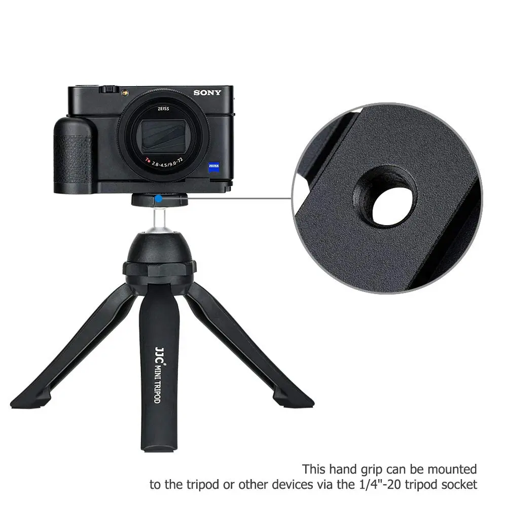 JJC Metal AGR2 RX100VII Hand Grip Holder for Sony RX100 VII 5.6cm (2.6in) | Premium Aluminium Alloy Construction - view 5