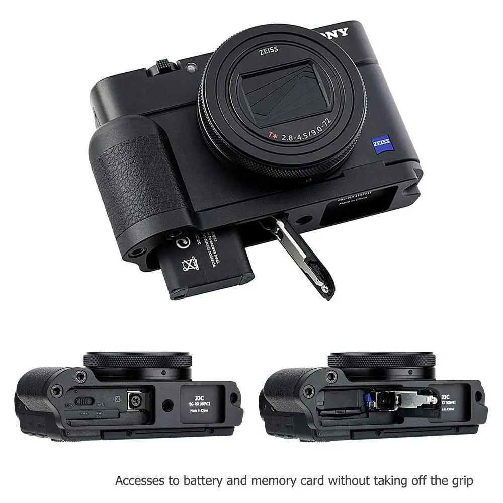 JJC Metal AGR2 RX100VII Hand Grip Holder for Sony RX100 VII 5.6cm (2.6in) | Premium Aluminium Alloy Construction - view 4