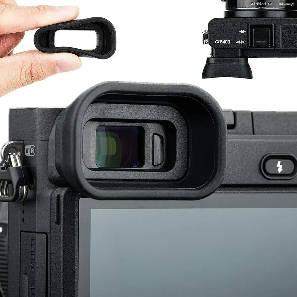Kiorafoto Extended Eyecup for Sony A6600 A6500 A6400 Cameras | Replaces FDA-EP17 Viewfinder - main product image