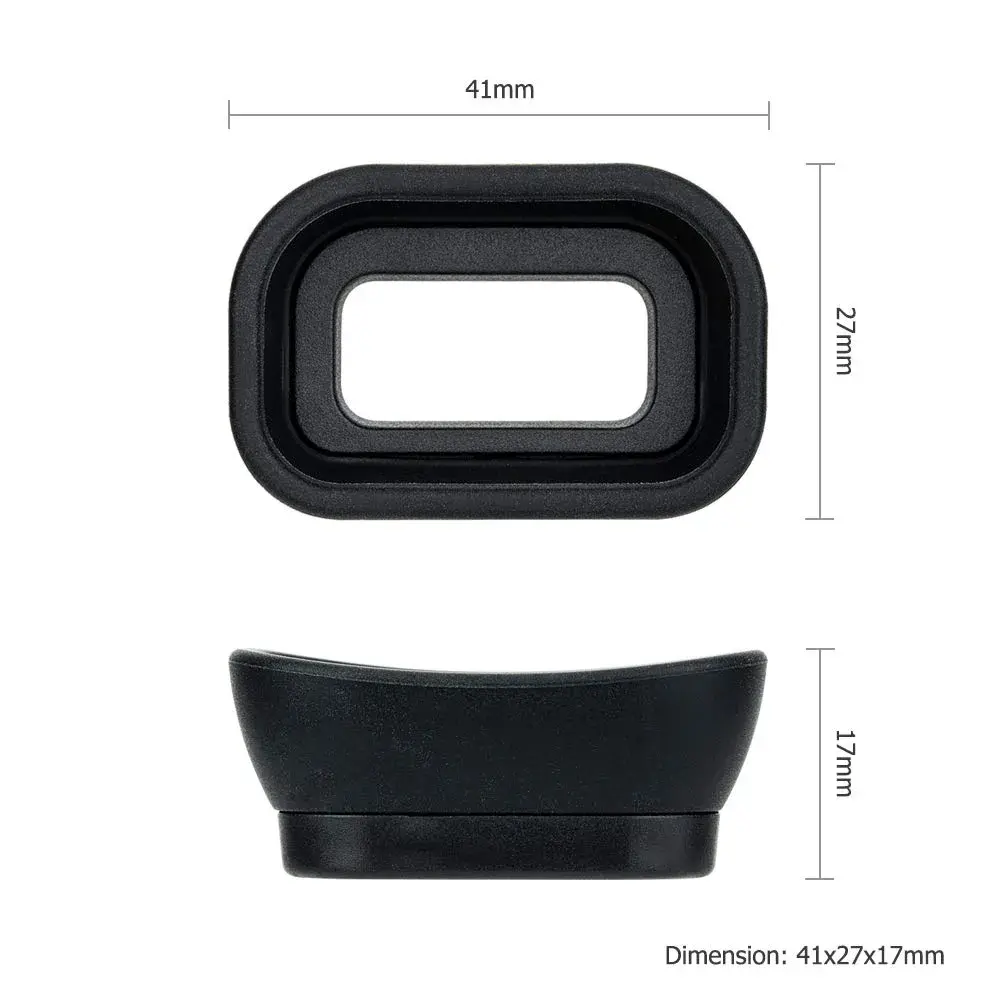 Kiorafoto Extended Eyecup for Sony A6600 A6500 A6400 Cameras | Replaces FDA-EP17 Viewfinder - view 5