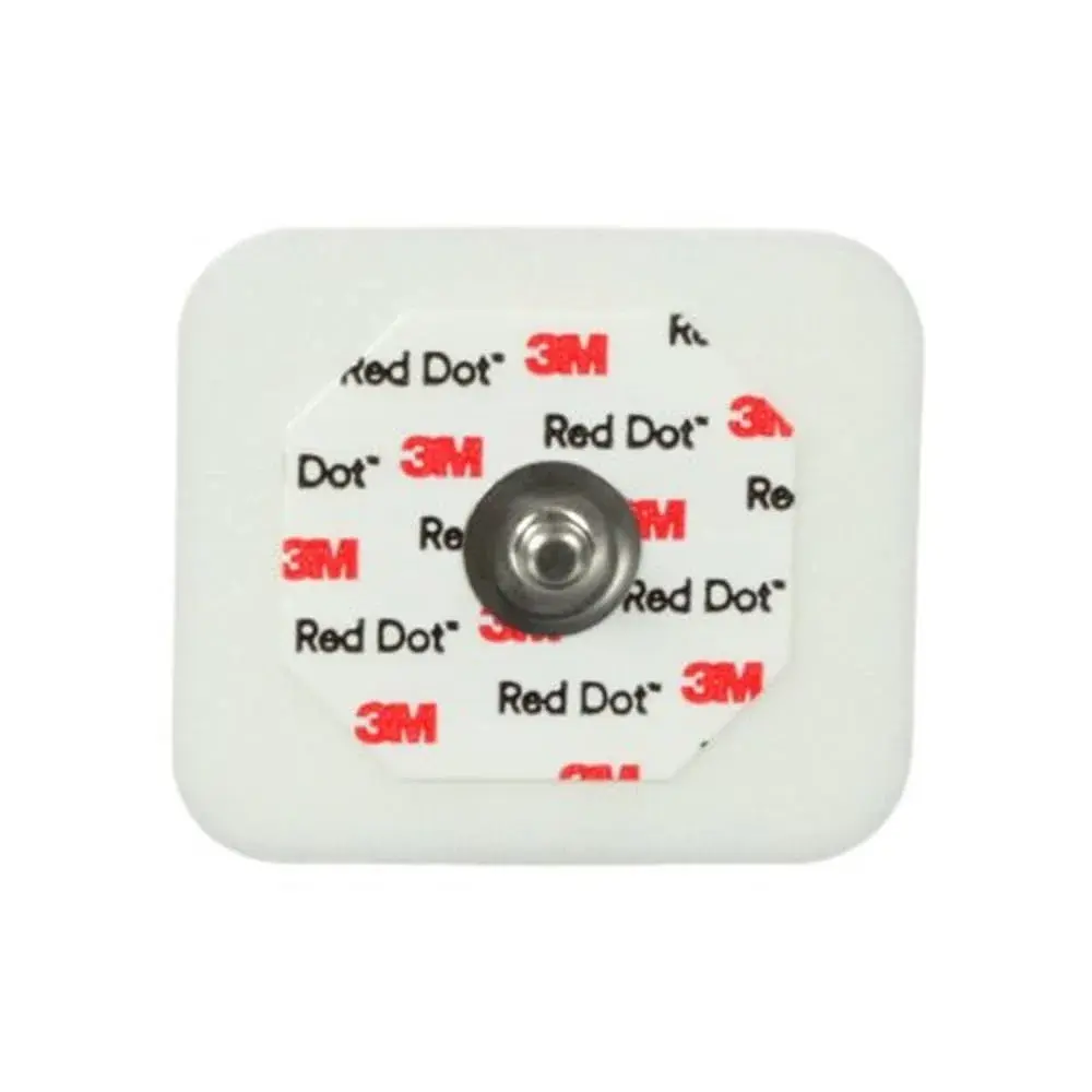 3M Red Dot Monitoring Electrode 1.60" W x 1.36" L (1000-Pack) | Professional Healthcare ECG Leads - main product image