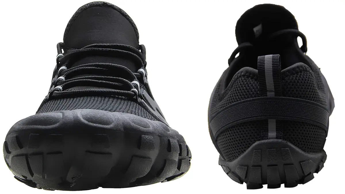 Weweya Men Barefoot Zero Drop Minimalist Five Fingers Shoes Size 11 Black | Lightweight, Flexible & Breathable - view 6
