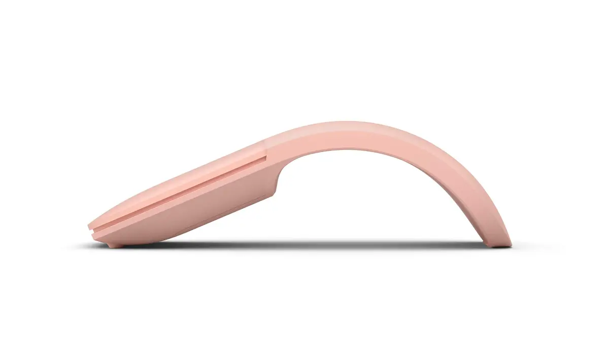 Microsoft Arc Mouse Soft Pink | Ergonomic Bluetooth Mouse for PC/Laptop, Desktop, Windows/Mac Computers - view 2