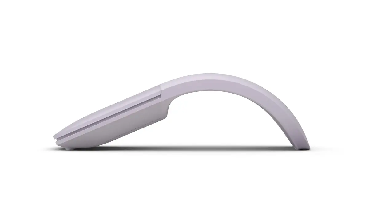 Microsoft Arc Mouse Lilac | Bluetooth Wireless Mouse for PC/Laptop, Desktop | 2.14 inch (5.44 cm) Height - view 2