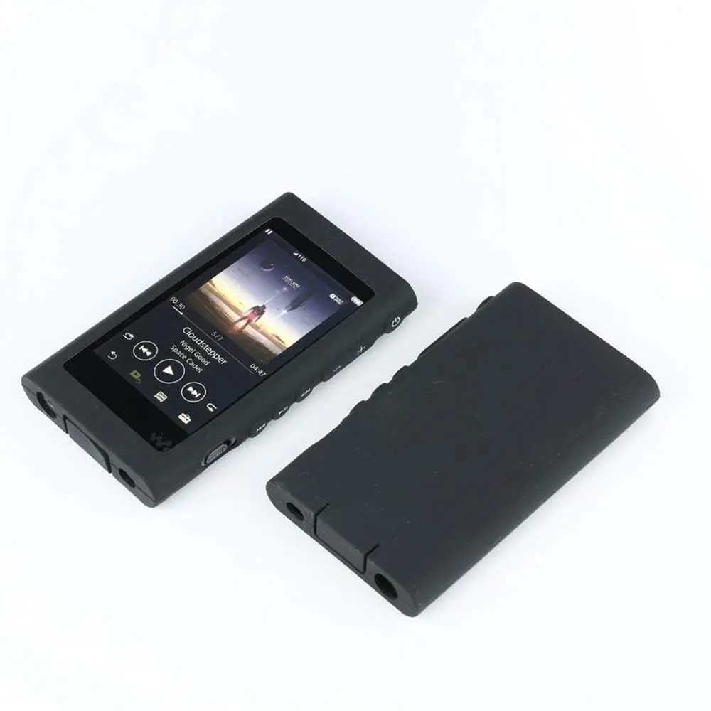 bestforyou Soft Silicone Protective Case for Sony Walkman NW-A50 Series | Black - view 2