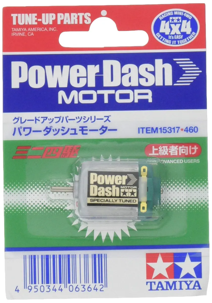 Tamiya 15317 Power Dash Motor for Mini 4WD RC Cars | 23600 RPM - main product image