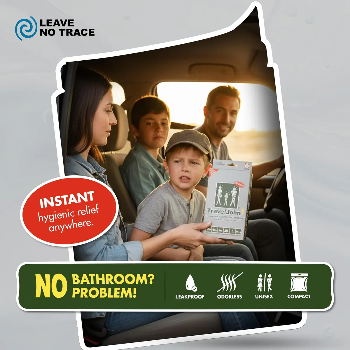 TravelJohn Resealable Disposable Urinal Bags 28oz | Leakproof & Odorless for Travel & Camping - view 2