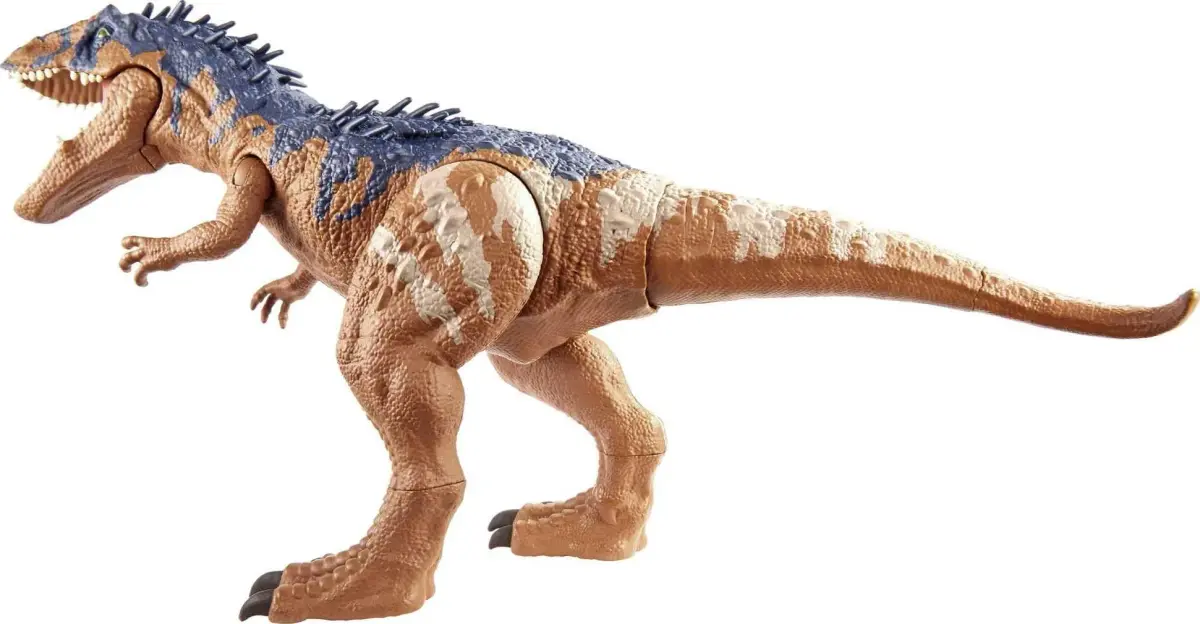 Mattel Jurassic World Massive Biters Siats Meekerorum Dinosaur Action Figure | Movable Joints, Tail-Activated Strike & Chomping Motion - view 5