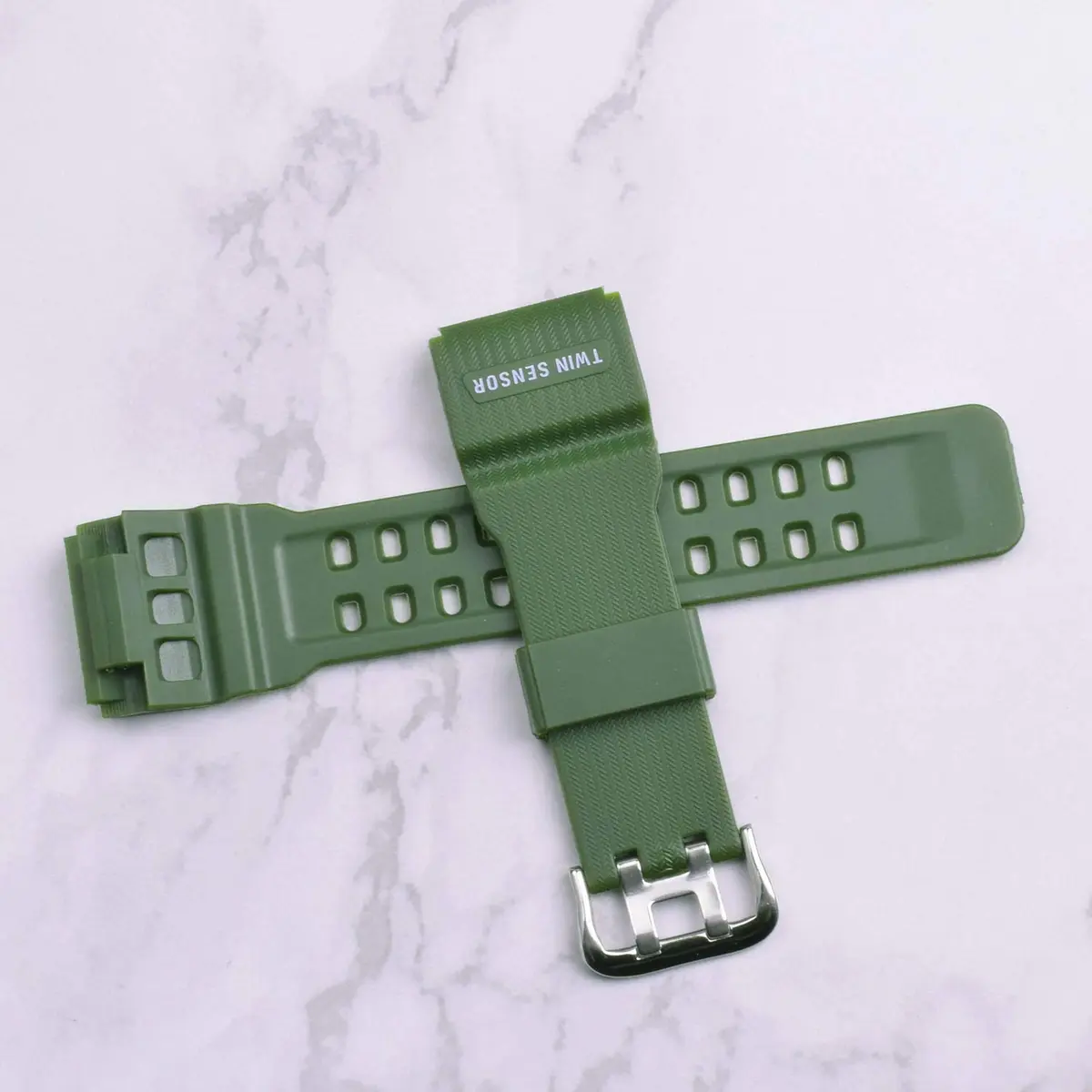 OliBoPo Silicone Watch Strap for Casio G-Shock GG-1000 | Durable, Lightweight, Water-Resistant (16mm, Green) - view 2