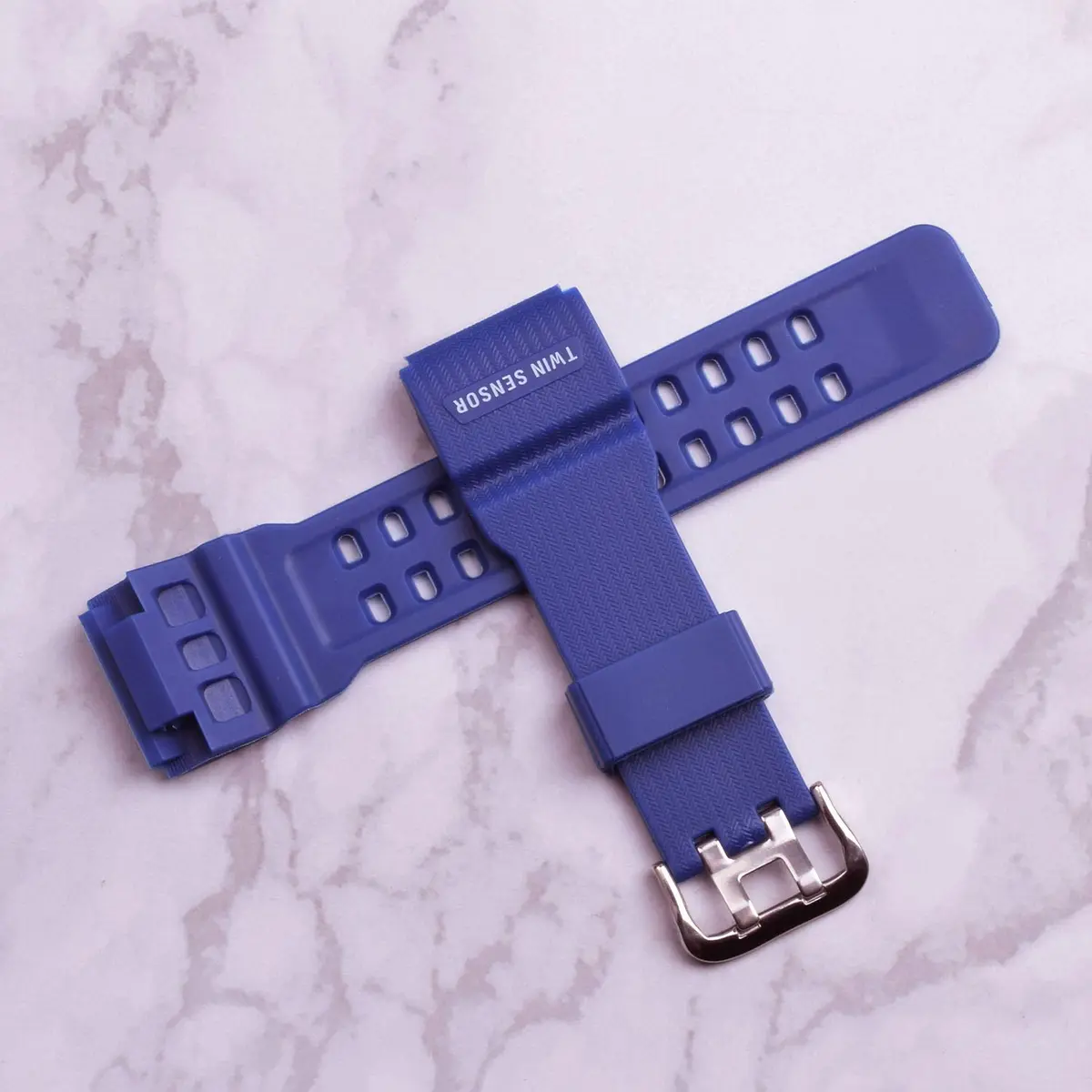 OliBoPo Silicone Watch Strap for Casio G-Shock GG-1000, Blue | Durable, Water-Resistant, Snug Fit - view 2