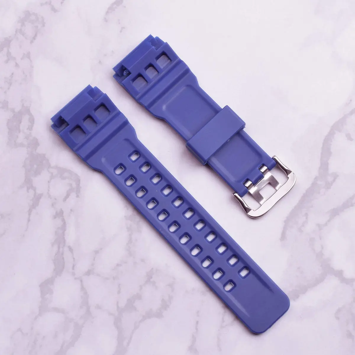 OliBoPo Silicone Watch Strap for Casio G-Shock GG-1000, Blue | Durable, Water-Resistant, Snug Fit - view 3