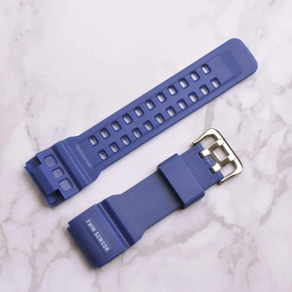 OliBoPo Silicone Watch Strap for Casio G-Shock GG-1000, Blue | Durable, Water-Resistant, Snug Fit - view 4