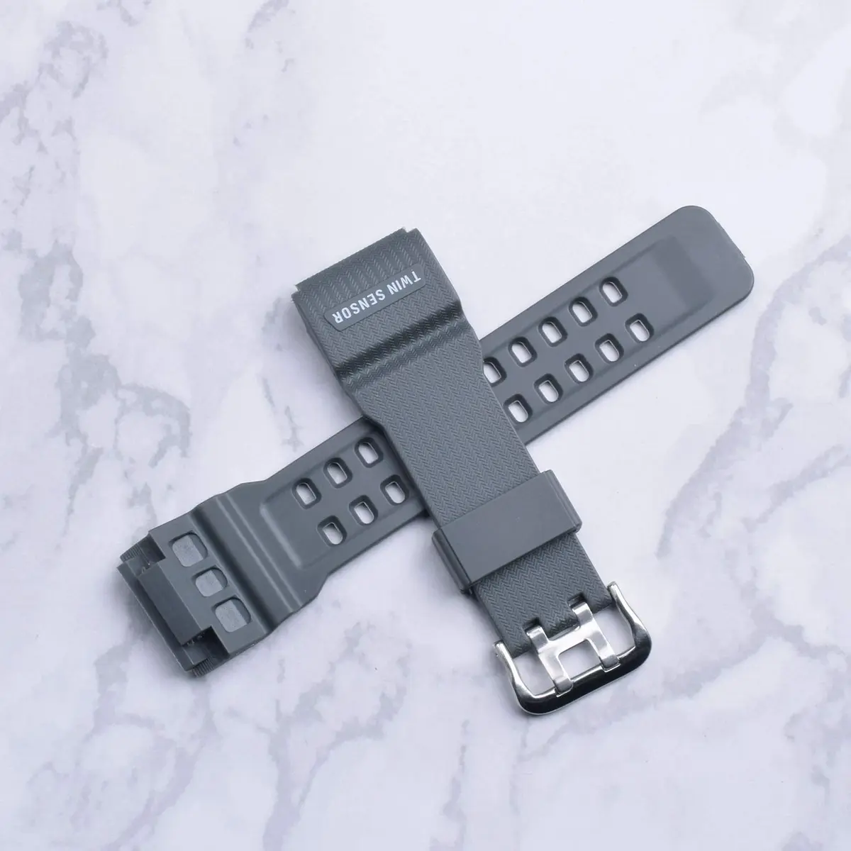 OliBoPo Resin Watch Strap for Casio G-Shock GG-1000 | Durable, Water-Resistant, Grey - view 2