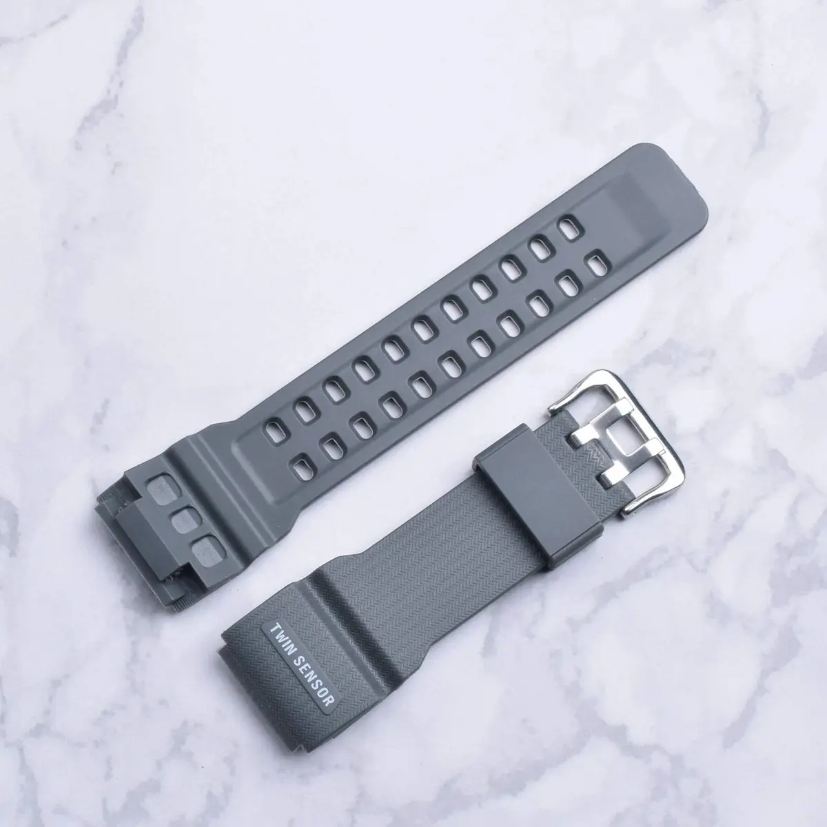 OliBoPo Resin Watch Strap for Casio G-Shock GG-1000 | Durable, Water-Resistant, Grey - view 3