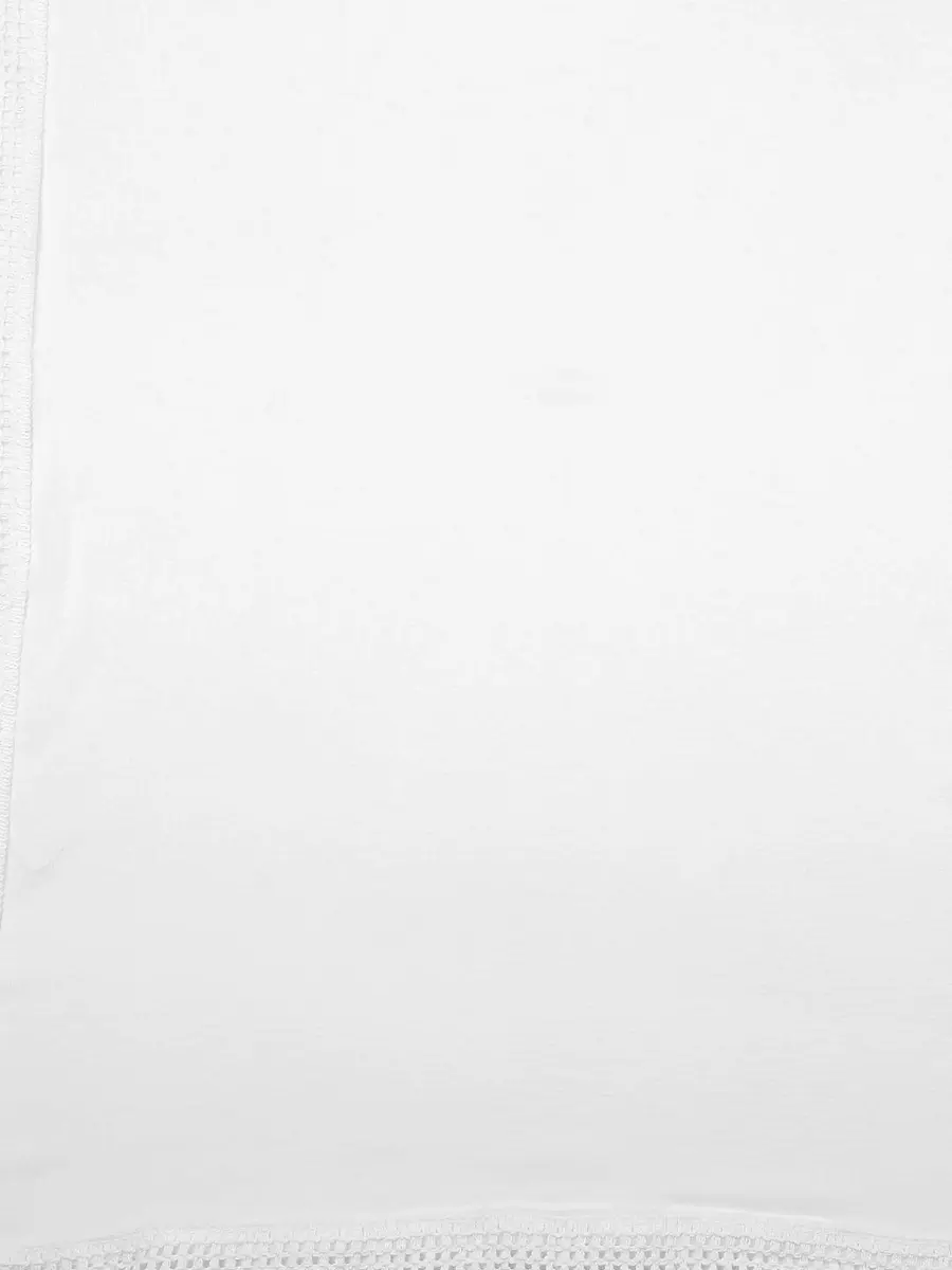 DUPATTA BAZAAR Woman's White Chiffon Dupatta 2.5 meters | Elegant Border for Occasions - view 5
